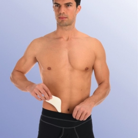 Cotton boxer con pelotte vita alta