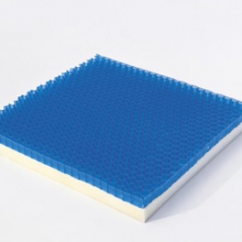 Cuscino antidecubito in gel di silicone e poliuretano con struttura a nido d'ape