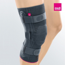 GENUMEDI PRO - Ginocchiera elastica con snodo policentrico in tecnopolimero