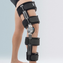 Ginocchiera post-operatoria con snodo ROM scheletrica - GNO-970 Leggy Eco Cool FGP