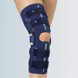 Ginocchiera traspirante lunga aperta con snodo physioglide - Phyloetek Collamed FGP
