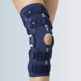PHYLOETEK COLLAMED CLOSE - Ginocchiera traspirante lunga con snodo physioglide
