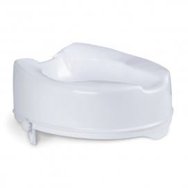 Rialzo water alza WC con staffe laterali regolabili h 14 cm - Moretti